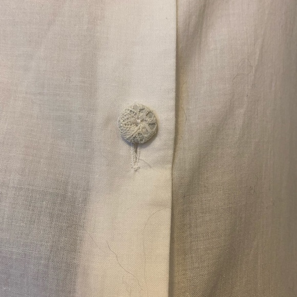 Cotton Button Shirt, Mutton Ballon Puff Sleeves - Picture 5 of 11